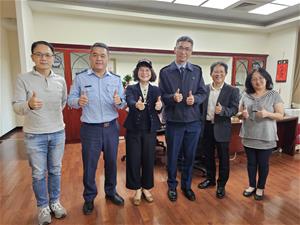 空軍防空暨飛彈指揮部人行處拜會本校　交流軍職人員進修合作