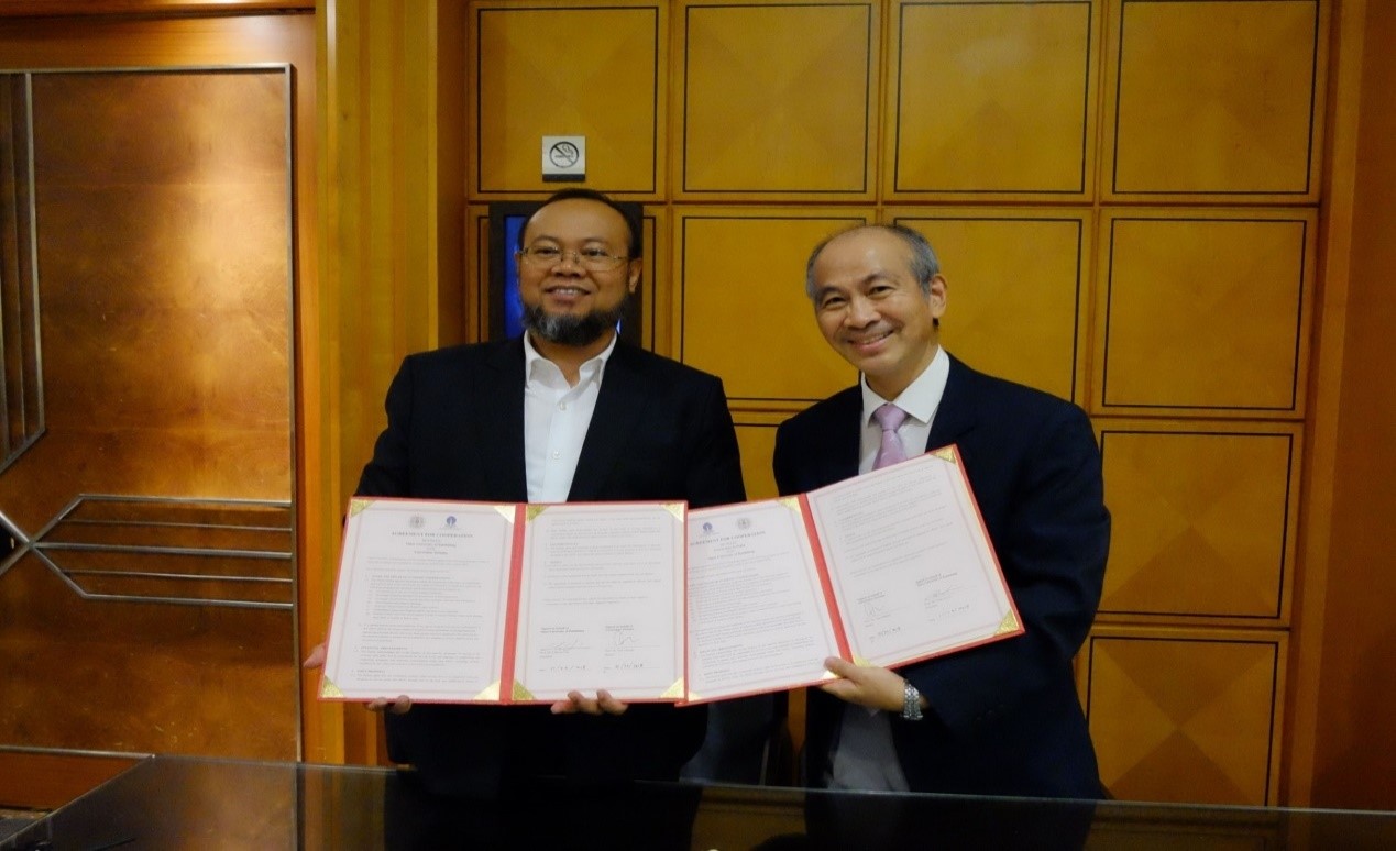 本校與印尼公開大學(Universitas Terbuka )簽署合作協議書